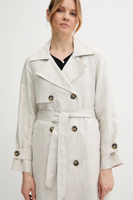 Τζιν παλτό Sisley μπεζ 2UHULN05R