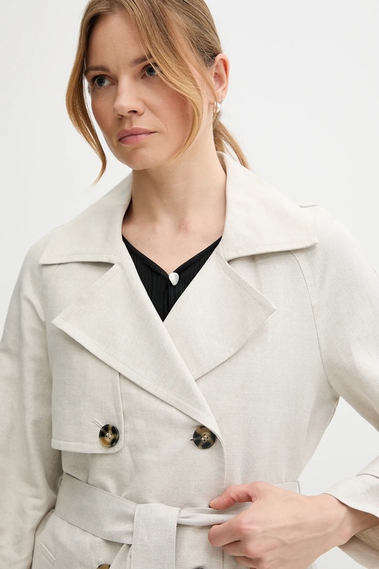 Τζιν παλτό Sisley 2UHULN05R μπεζ