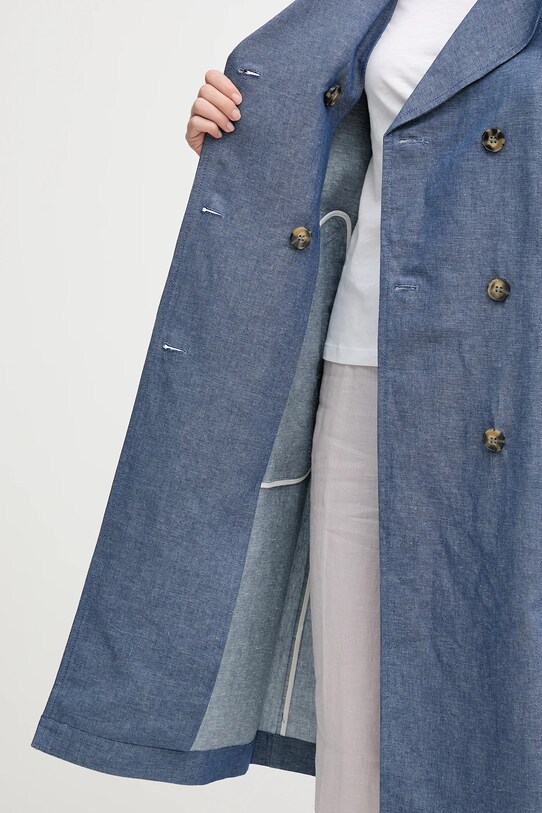 Sisley płaszcz jeansowy 2UHULN05R