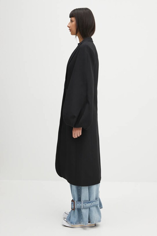 Kabát JW Anderson Balloon Sleeve CO0329.PG1679.999 černá SS25