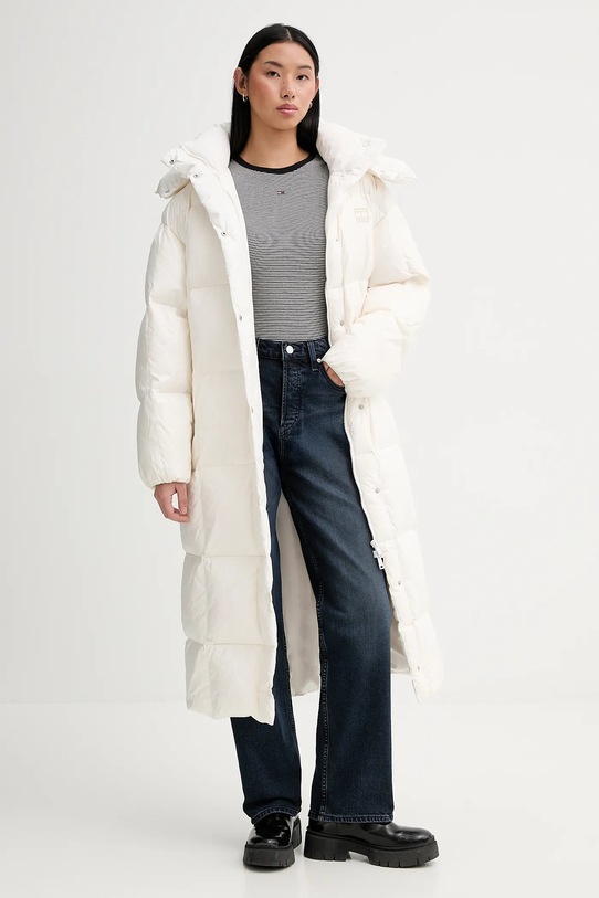 Tommy Jeans kurtka puchowa DW0DW21615 beżowy NC25