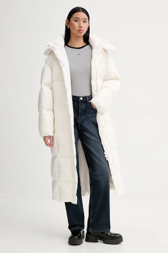 Tommy Jeans kurtka puchowa DW0DW21615 beżowy NC25