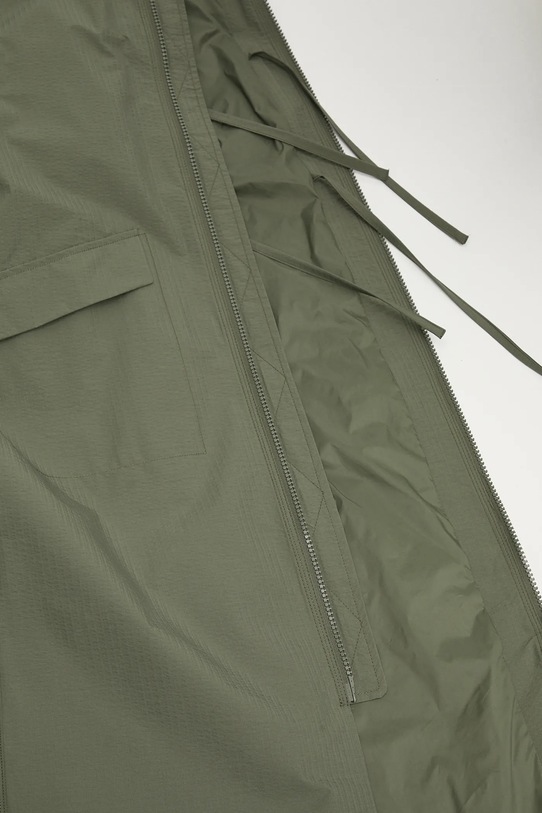 Kabát GANNI Tech Seersucker Oversized Shell F9717