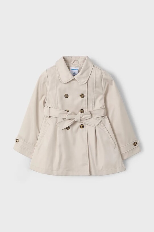 Dětský kabát Mayoral 3413.6B.Mini.PPYA béžová SS25