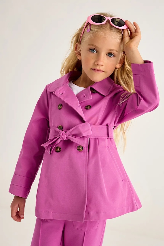 Mayoral palton copii necaptusit roz 3413.6B.Mini.PPYA