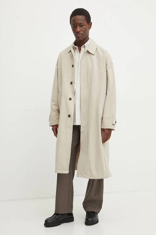 Les Deux płaszcz LDM620076 beżowy SS25