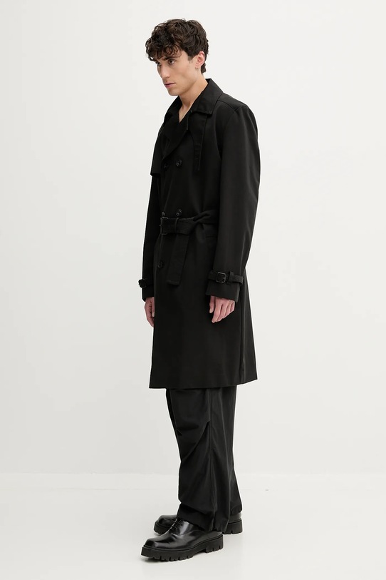 Trenčkot HUGO 50535072 čierna AW25