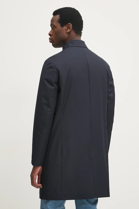Шерстяное пальто Calvin Klein K10K113956 тёмно-синий SS25