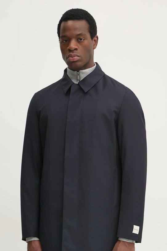 Одежда Шерстяное пальто Calvin Klein K10K113956 тёмно-синий