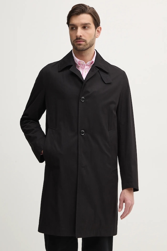 BOSS palton cu captuseala negru 50540478