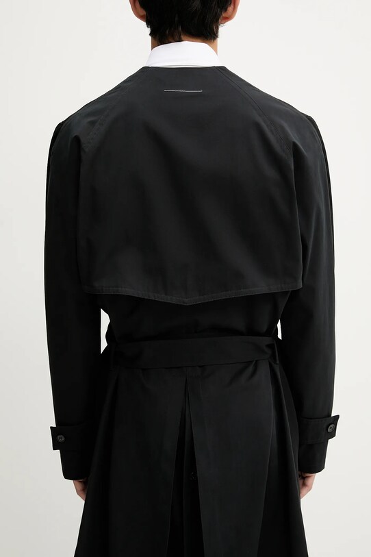 MM6 Maison Margiela palton SH0AA0009 negru