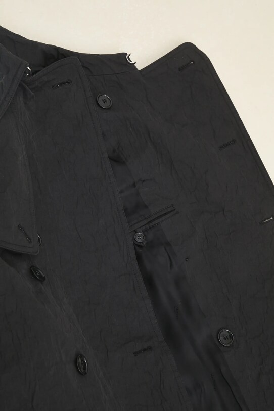 Trench kabát VETEMENTS Metalized Wrinkled Trenchcoat UA66CO100B