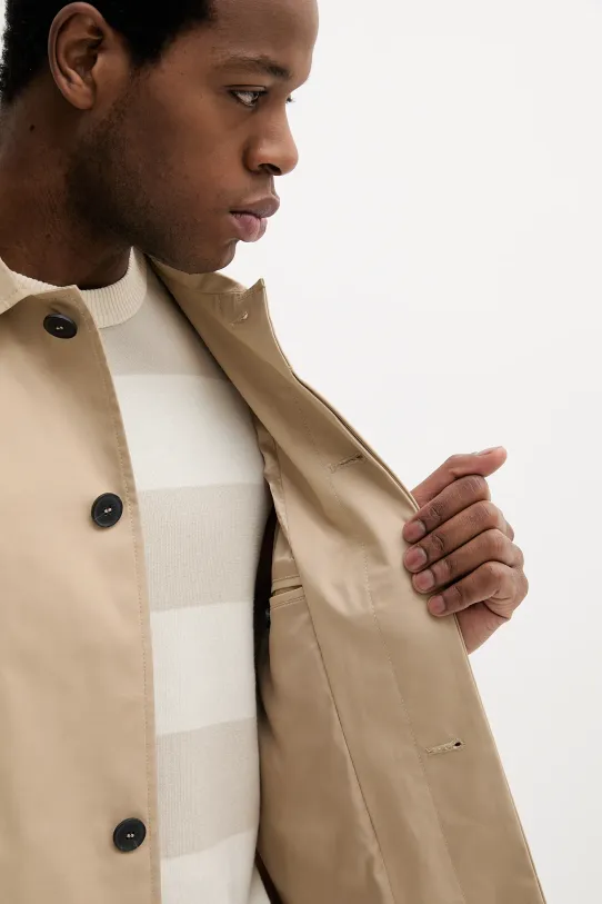 United Colors of Benetton płaszcz 21NCUN04I beżowy