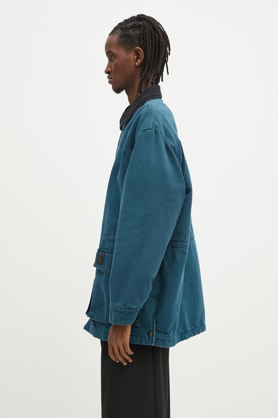 Памучно яке Carhartt WIP OG Santa Fe Coat I034314.2NC4O тюркоазен SS25