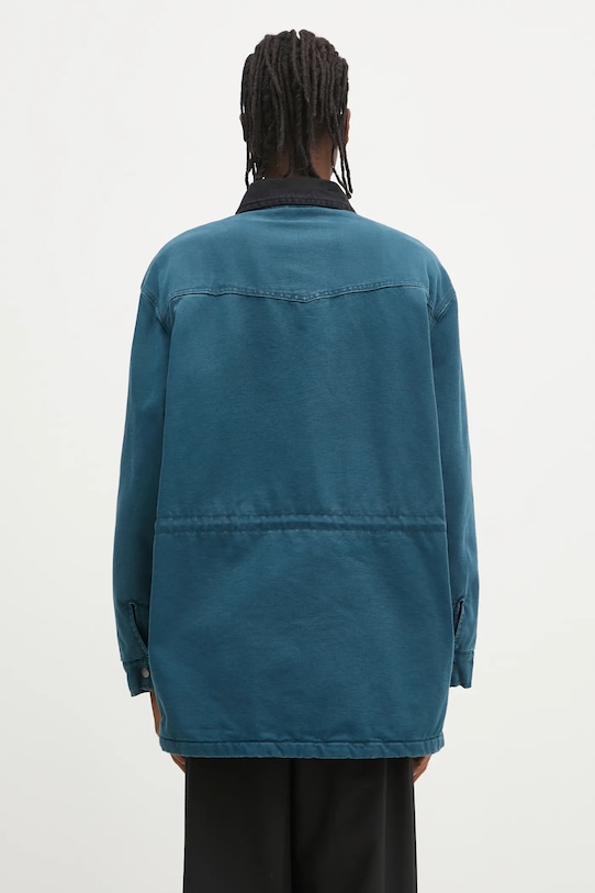 Дрехи Памучно яке Carhartt WIP OG Santa Fe Coat I034314.2NC4O тюркоазен