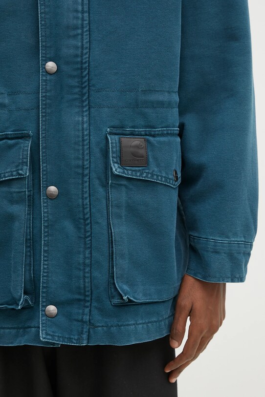 Памучно яке Carhartt WIP OG Santa Fe Coat тюркоазен I034314.2NC4O