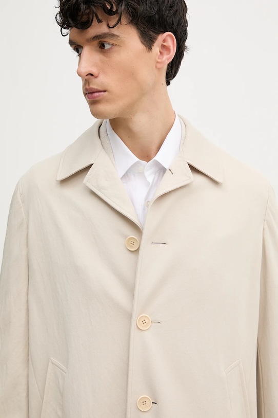 Tommy Hilfiger płaszcz beżowy SQTHL4031.SQTH523