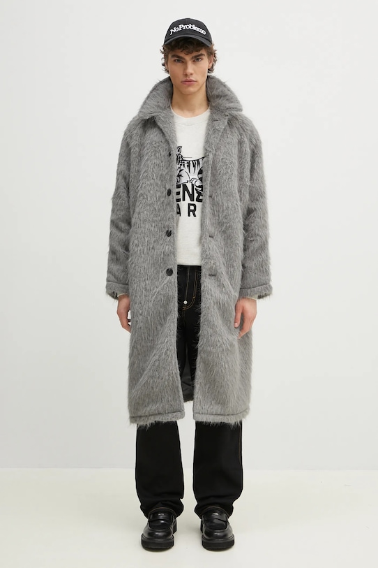 MKI MIYUKI ZOKU cappotto Faux Alpaca Car Coat FAUX.ALPACA.CAR.COAT.LI