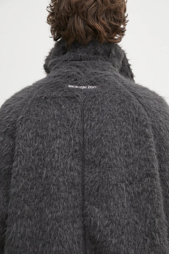 MKI MIYUKI ZOKU płaszcz Faux Alpaca Car Coat FAUX.ALPACA.CAR.COAT.CH