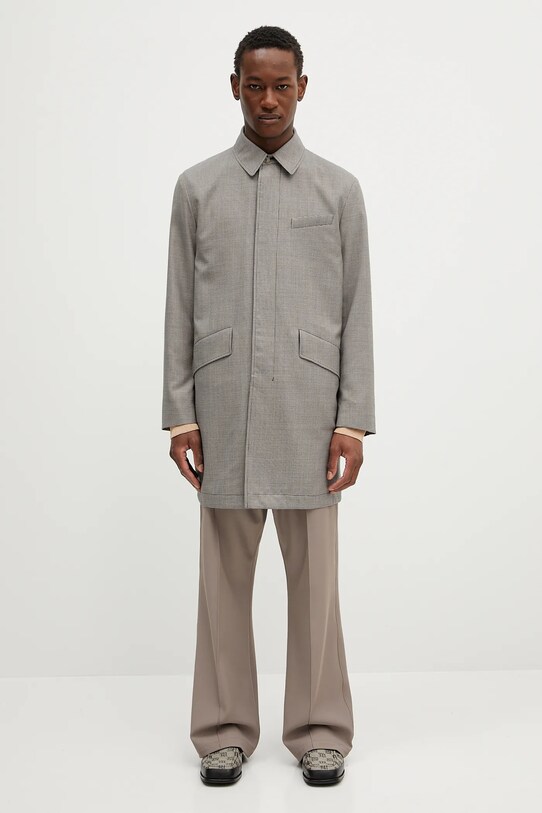 Paul Smith palton de lână necaptusit gri M1R.443Z.P02631