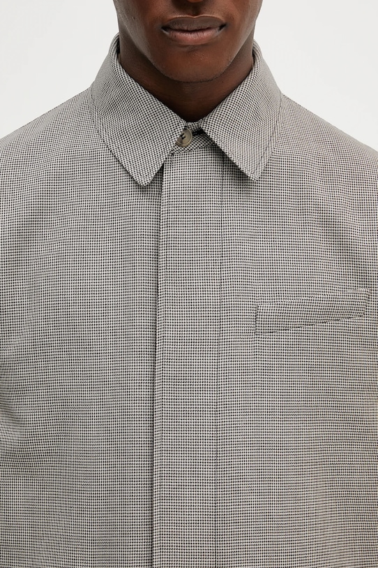 Шерстяное пальто Paul Smith серый M1R.443Z.P02631