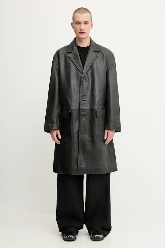 1017 ALYX 9SM leather coat Vintage leather without black AAMOU0547LE01