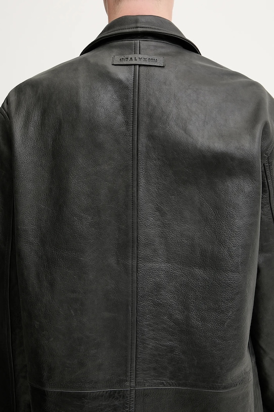 1017 ALYX 9SM leather coat Vintage leather AAMOU0547LE01 black