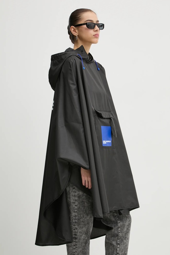Karl Lagerfeld Jeans poncho A1W50080 negru