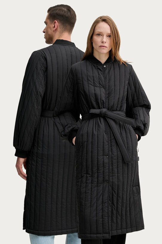 Rains kurtka Banja Liner W Coat T1 bez kaptura czarny 21870.01