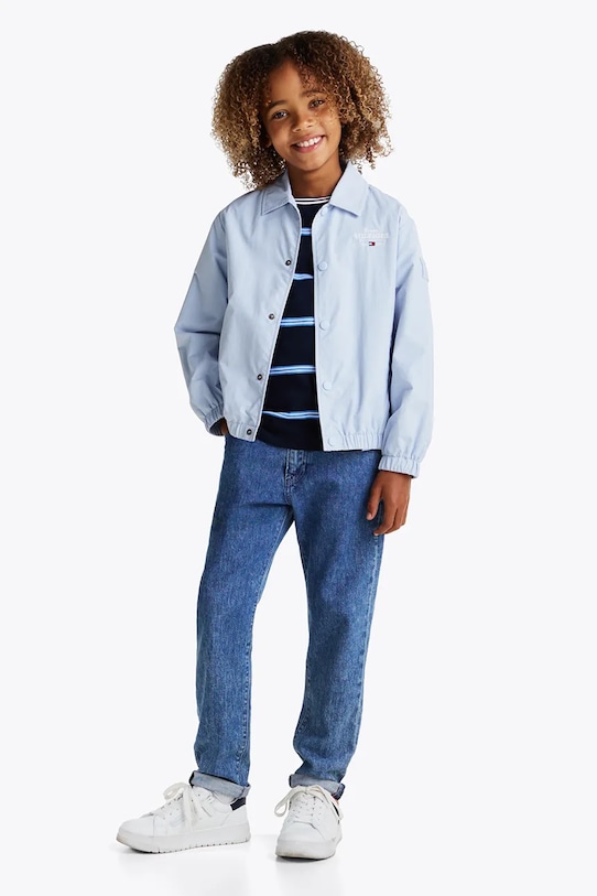 Tommy Hilfiger kurtka bomber dziecięca niebieski KB0KB09364.128.176.PPYA