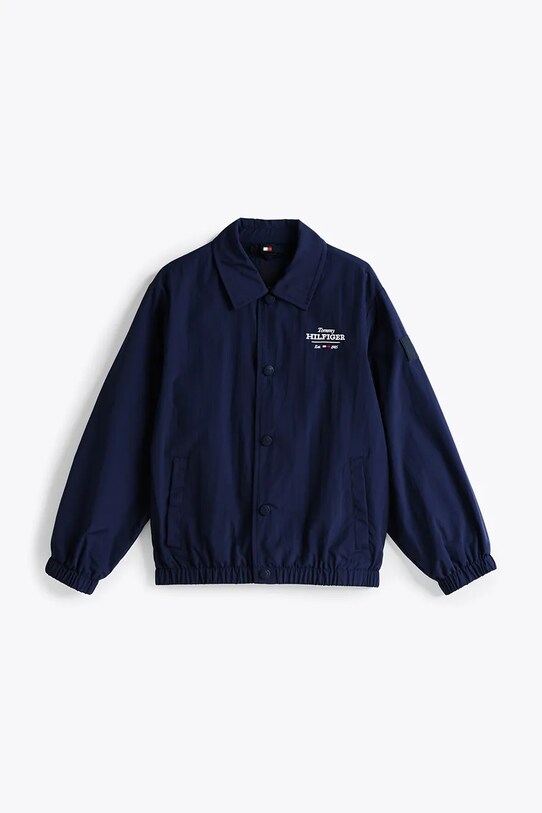 Дитяча куртка-бомбер Tommy Hilfiger KB0KB09364.128.176.PPYA темно-синій SS25