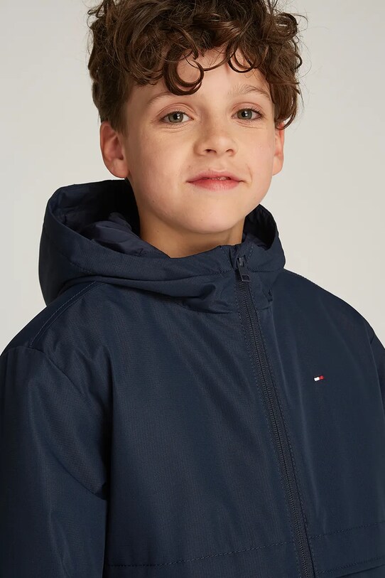 Детская куртка Tommy Hilfiger тёмно-синий KB0KB09365.128.176.PPYA