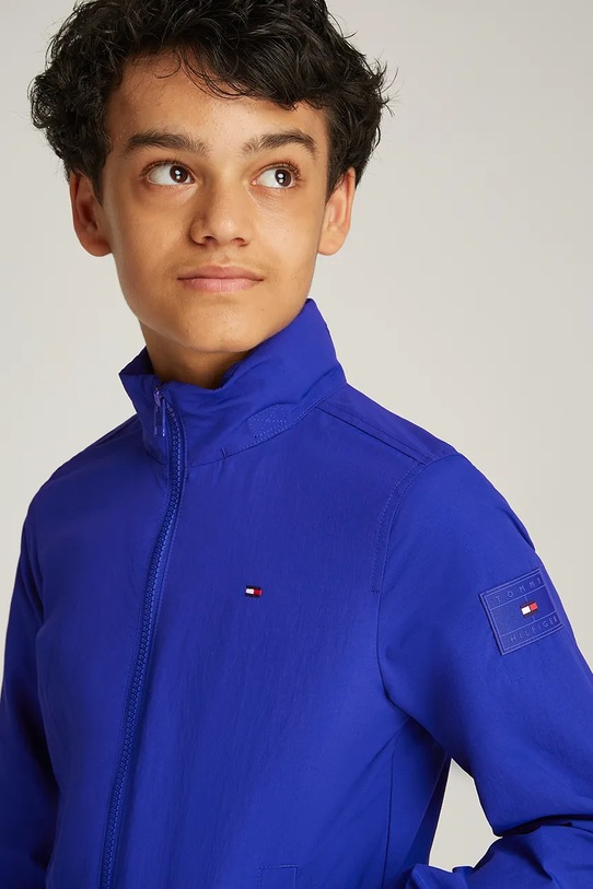 Dječja jakna Tommy Hilfiger KB0KB09593.98.122.PPYA ljubičasta