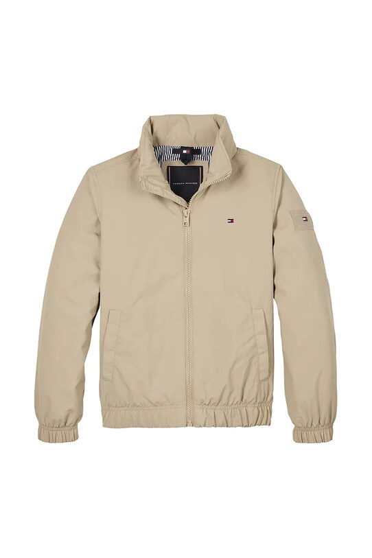 Дитяча куртка Tommy Hilfiger KB0KB09593.128.176.PPYA бежевий SS25
