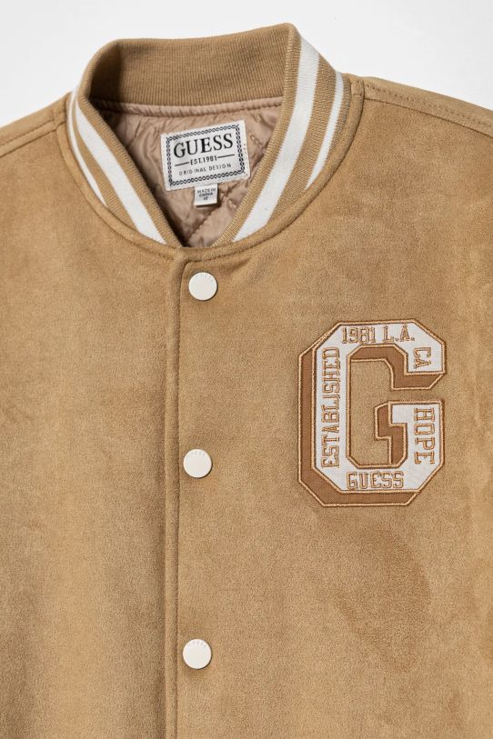 Guess kurtka bomber dziecięca żółty L5RL07.WG970.PPYA