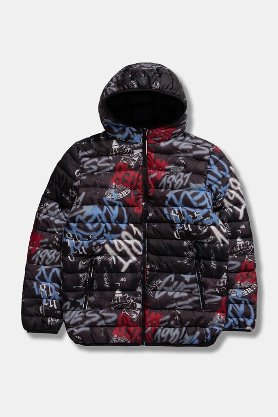 Guess kurtka dziecięca pozostałe czarny L5RL10.WCFM0.PPYA