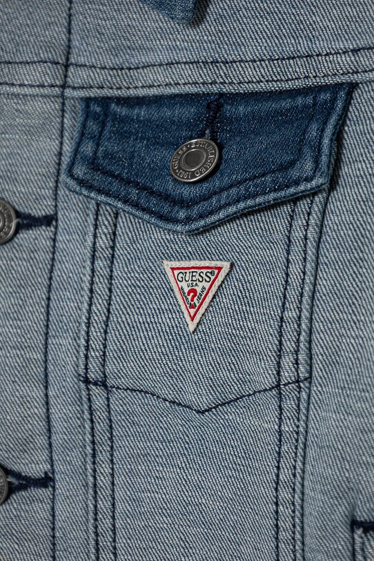 Мальчик Детская джинсовая куртка Guess N5RL00.D5G90.PPYA тёмно-синий