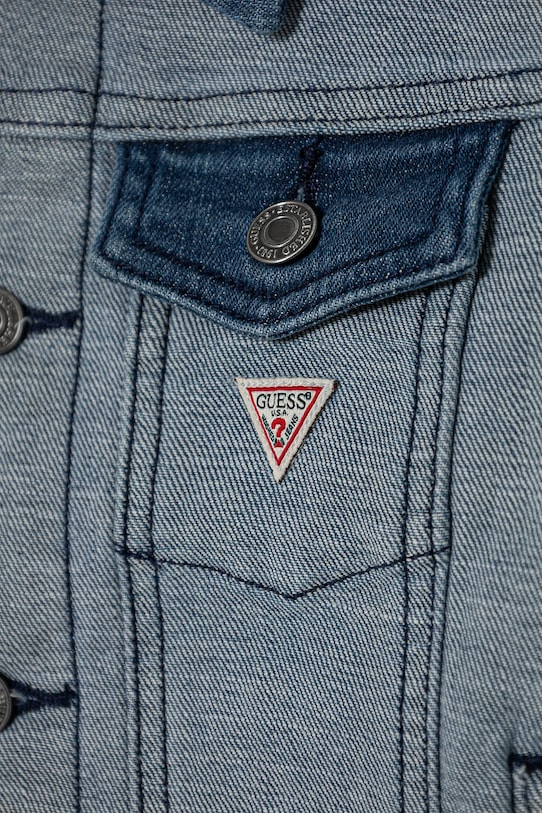 Băieți Guess geacă de blugi pentru copii N5RL00.D5G90.PPYA bleumarin