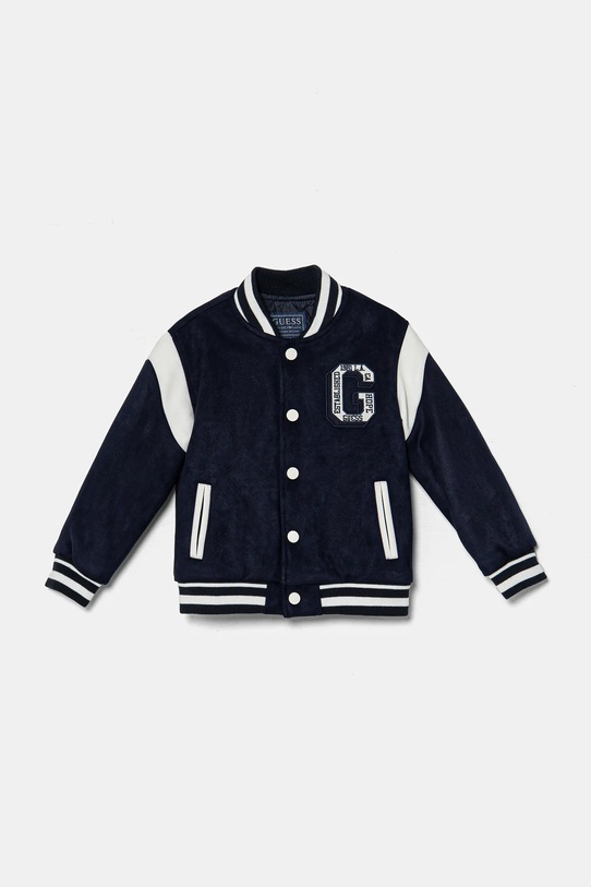 Guess kurtka bomber dziecięca imitacja zamszu granatowy N5RL07.WG970.PPYA