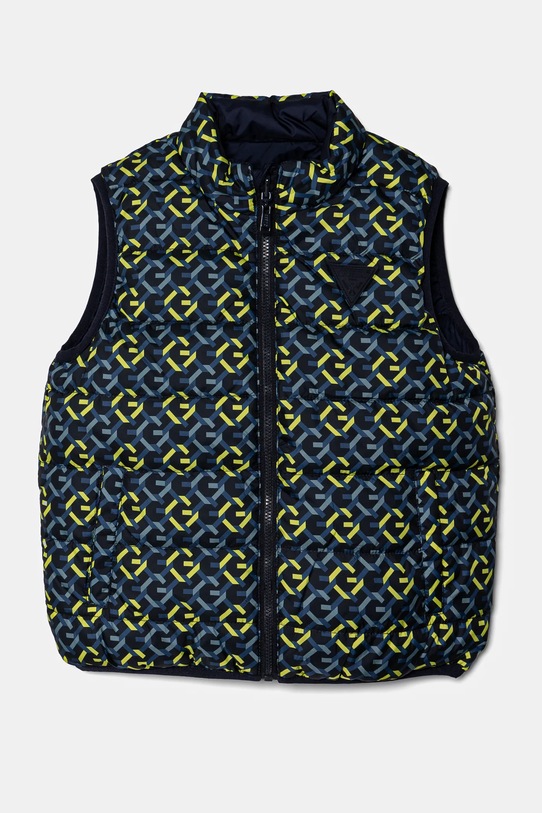 Detská obojstranná vesta Guess zateplené tmavomodrá N5RL09.WCFM0.PPYA