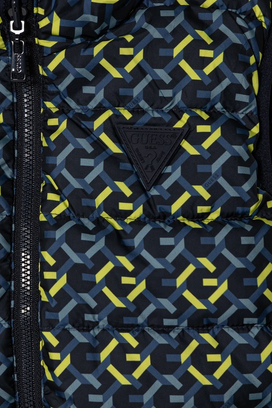 Detská obojstranná vesta Guess tmavomodrá N5RL09.WCFM0.PPYA
