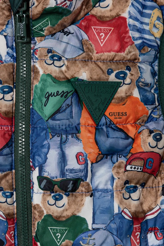 Guess bezrękawnik dwustronny dziecięcy N5RL09.WCFM0.PPYA zielony