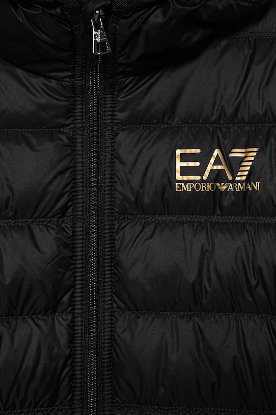 Băieți EA7 Emporio Armani geacă de puf pentru copii 7B000035.AF12477 negru
