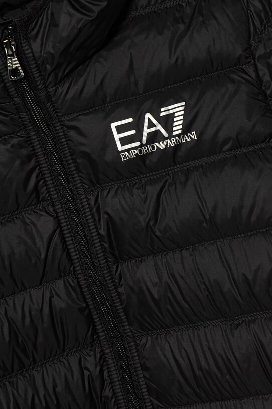 Băieți EA7 Emporio Armani geacă de puf pentru copii 7B000035.AF12477 negru