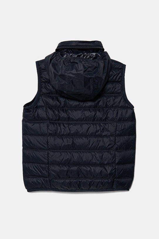 EA7 Emporio Armani vestă de puf pentru copii 7B000034.AF12477 bleumarin SS25