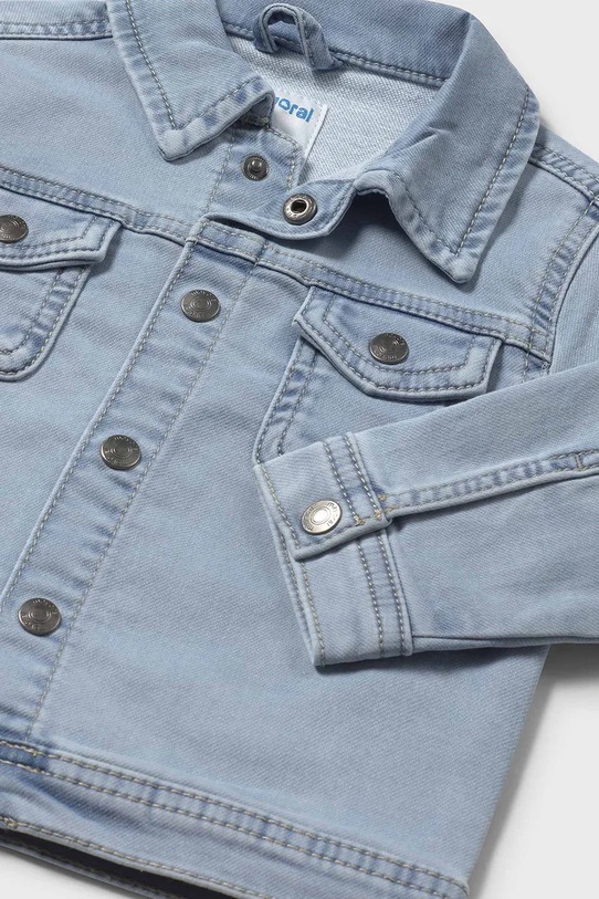 Băieți Mayoral geaca de blugi pentru copii soft denim 1471.3E.Baby.PPYA albastru