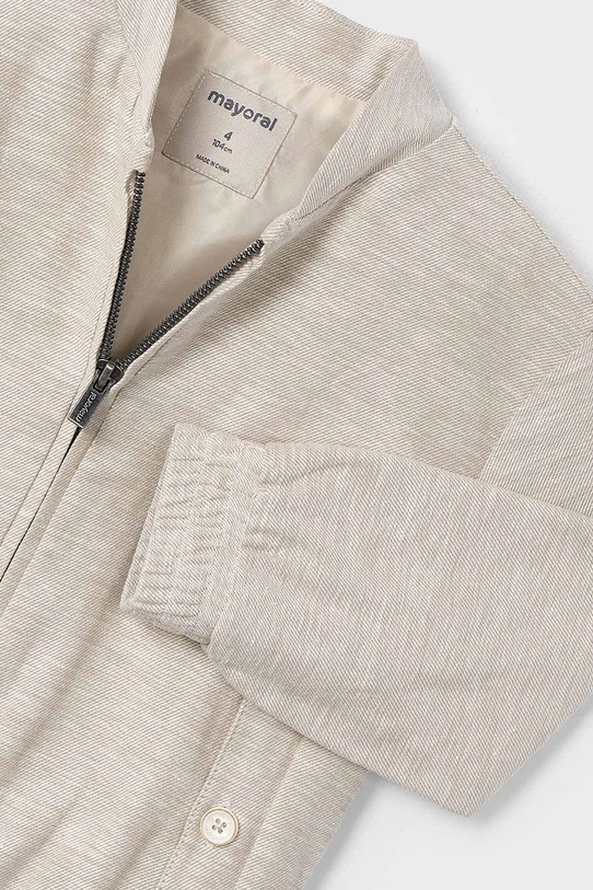 Детская куртка-бомбер Mayoral бежевый 3420.5A.Mini.PPYA