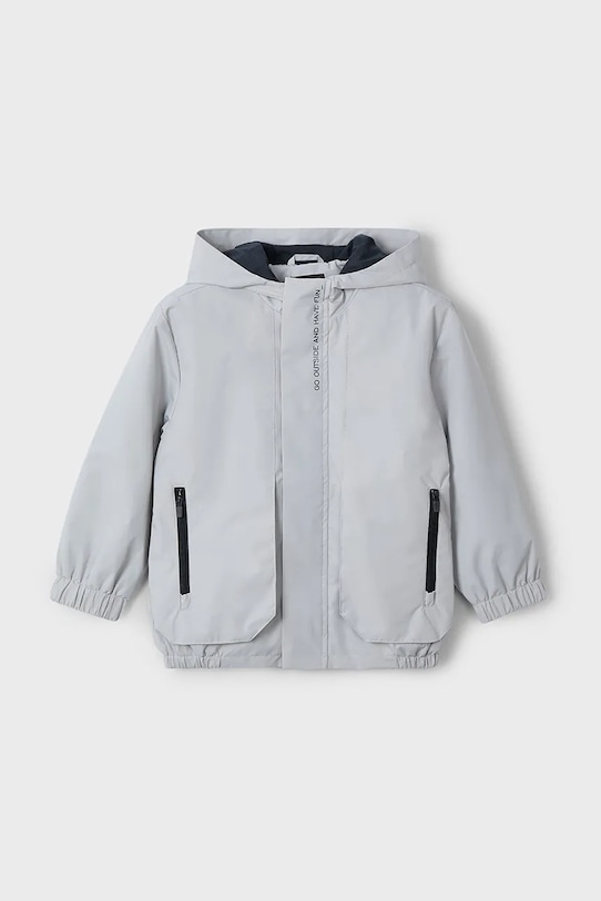 Dětská bunda Mayoral 3429.5F.Mini.PPYA šedá SS25