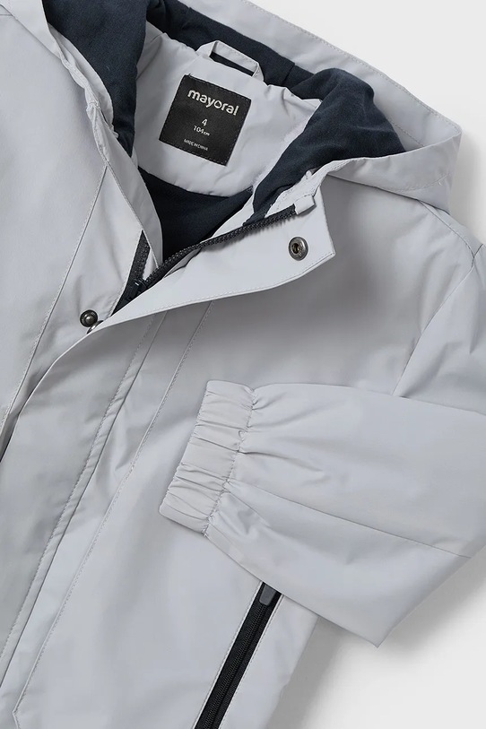 Dětská bunda Mayoral šedá 3429.5F.Mini.PPYA