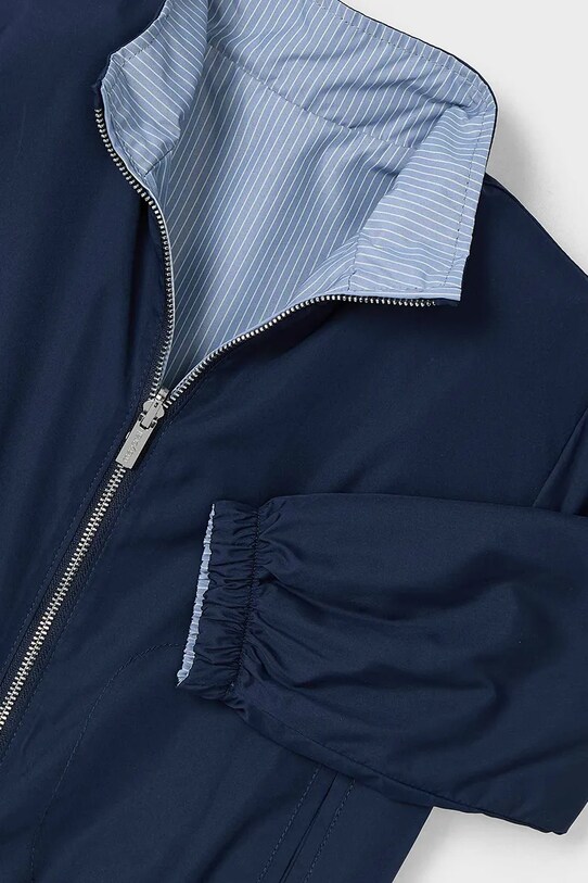 Detská obojstranná bunda Mayoral 3430.5H.Mini.PPYA tmavomodrá